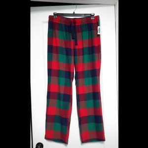 Women's Old Navy Multi-Colored Buffalo Plaid Flannel Pajama Pants NWT Size L